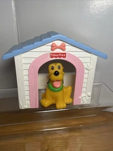 Fisher Price Loving Family Dollhouse - Backyard Dog House + PLUTO - Picture 1 of 6