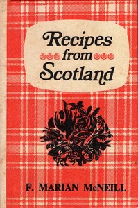 VTG Recipes From Scotland - Marian McNeill - Cookbook Hardcover Spiral Binding - Bild 1 von 1