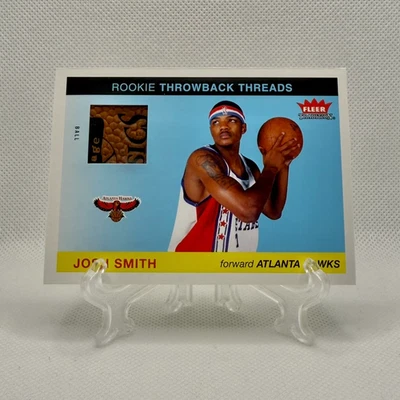 2004-05 Fleer Tradition Rookie Throwback Threads Ball Josh Smith #TT-JS RC Foto 1 de 3