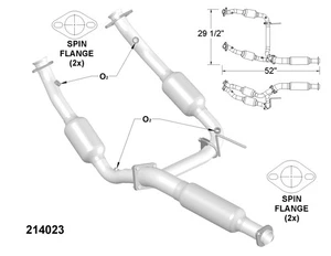 Catalytic Converter for 2001 Ford Explorer Postal 4.0L V6 GAS SOHC - Bild 1 von 2