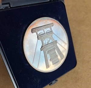 Medaille Bergbau Firma K+S Kali Salz 1889-1989 100 Jahre 1000er Silber 25g 41212 - Bild 1 von 12