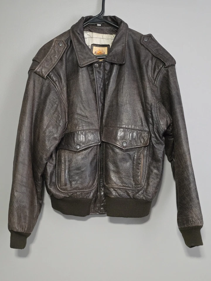 Chaqueta de cuero Hard Rock Café San Antonio talla mediana Foto 1 de 4