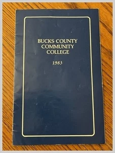 Bucks County Community College Commencement Program 1983 PA Graduate Memorabilia - Picture 1 of 9