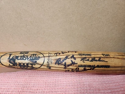 VTG Rick Burleson AUTOGRAPHED GAME USED BAT Angels "DiMag" ESTATE COLLECTION  - Image 1 of 4