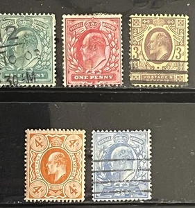 GREAT BRITAIN - #146-50 KEVII MH / gebraucht - CV $100 - plus - guter Zustand - Bild 1 von 1