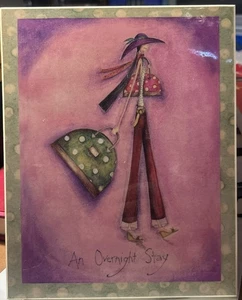 “ An Overnight Stay” Wall Art Debbie Taylor Kerman Made In Canada 8x10” - Picture 1 of 2