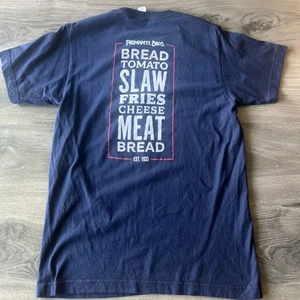 Camiseta de recuerdo Primanti Brothers Bros para hombre mediana M azul marino Pittsburgh - Imagen 1 de 4