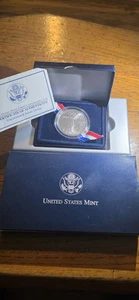 2002 P Salt Lake Winter Olympic Games Silver $1 Dollar MS/UNC Coin wBox& COA*A18 - Picture 1 of 3