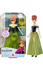 Disney Frozen Singing Anna Barbie Doll, Sings, frozen ANNA 3+ - Picture 1 of 6