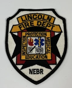 Lincoln Fire Department NEBR Patch - Picture 1 of 2