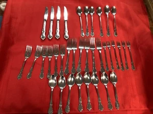 36 Pieces Oneida Stainless Flatware Galveston Pattern - Picture 1 of 8