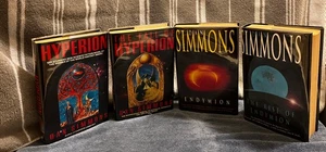 Hyperion & The Fall of, Endymion, Rise Dan Simmons HC 4-Vol First UK Edition Set - Picture 1 of 22
