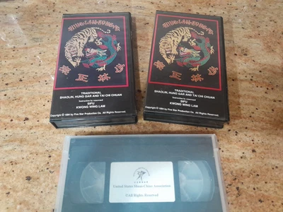 WING LAM KUNG FU 1994 TRAINING VHS SHAOLIN HUNG GAR TAI CHI CHUAN 2 VOL. + Extra - Image 1 of 3