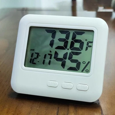 Thermometer Hygrometer Digital Hygrometer Large Display Electrical Versatile - Image 1 of 4