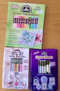 DMC Color Variations Light Effects and Satin Floss Embroidery Floss Boxes - Picture 1 of 4