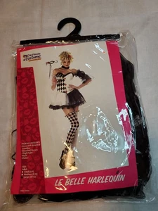 California Costume Le Belle Harlequin Halloween Outfit Kit Womens Large 10-12 - Picture 1 of 13