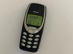 Finnland Nokia 3310 Handy (entsperrt) - Dunkelblau Selten Vintage GSM - Bild 1 von 17