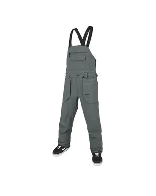 Volcom Roan Bib Overall Men's Snow Pants, Dark Grey, X-Large - Image 1 of 2