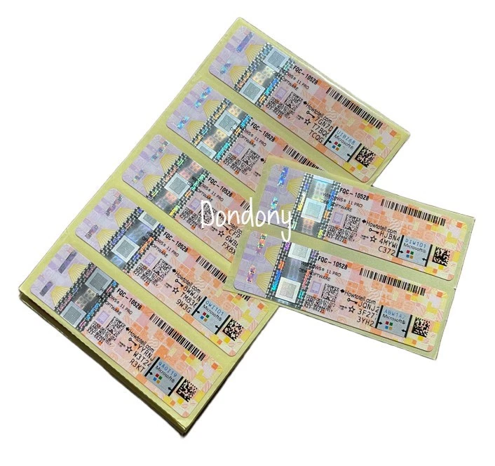 Windows 11 Pro COA Sticker Product Key For Activation & Reinstallation - Bild 1 von 1