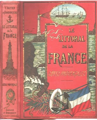 LITTORAL de la FRANCE Côtes de Marseille à l'Italie Dessins CAUSSIN et KARL 1892 - Photo 1/4