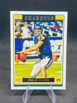 2006 Topps Philip Rivers San Diego Chargers #117 Football Card - Image 1 of 2