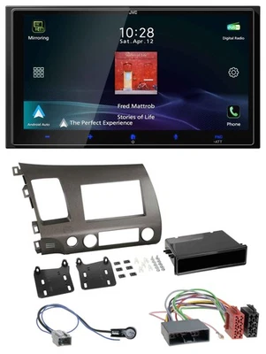 JVC USB Bluetooth 2DIN DAB MP3 Autoradio für Honda Civic Hybrid FD3 06-10 anthra - Bild 1 von 4