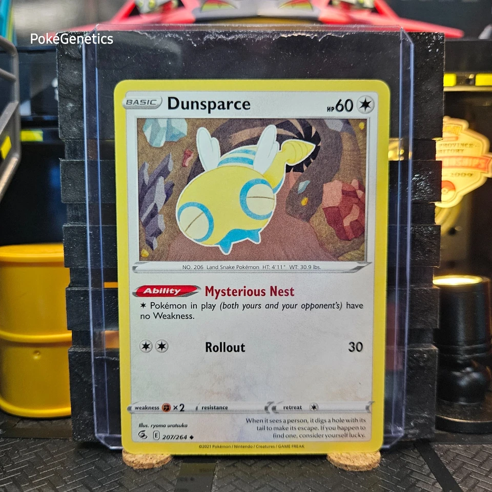 Dunsparce Fusion Strike Pokémon TCG 207/264 Sword & Shield Uncommon - Image 1 of 4