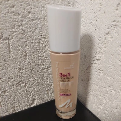 Manhattan 3in1 Easy Match Make Up Nude Finish SPF 20 Nr. 30 soft porcelain  30ml - Bild 1 von 3