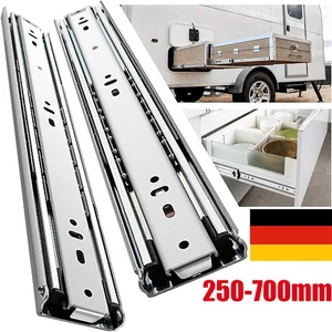 250-700mm Schwerlastauszug Schubladenauszug Kugelführung Vollauszug Schienen - Bild 1 von 22