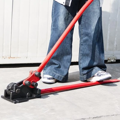 Rebar Bender 52" Manual 3/4" & 5/8" Cutter #5 Cutting & #6 Rebar 90° 180° Bends - Image 1 of 4