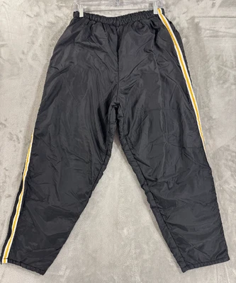 Pantalones deportivos vintage años 90 en juego para hombre L forrados negros cortavientos pantalones deportivos Foto 1 de 4