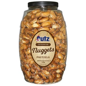 Sourdough Nuggets Pretzels – 52 oz. Barrel – Bite-Size Pretzels with Classic ... - Picture 1 of 3