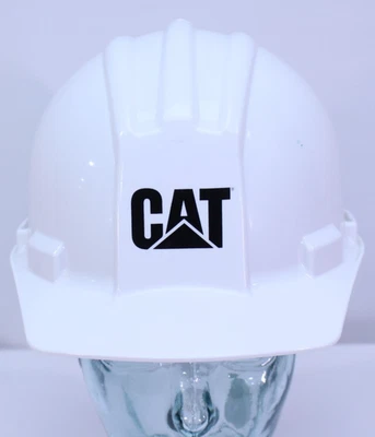 Casco Blanco Bullard CAT Safety Hard Hat Modelo S51 Caterpillar Hecho en EE. UU. Foto 1 de 4