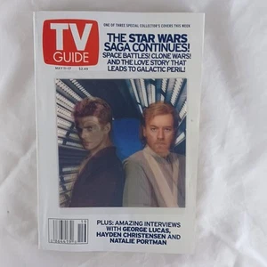 ⚔TV Guide May 11-17 2002 STAR WARS Lenticular Cover Obi-Wan Anakin Darth Vader - Picture 1 of 8