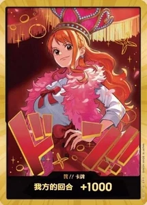 AUF LAGER ONE PIECE Chinese Card Heroines Edition DON!! Nami GOLD DON (EB03-B) NM - Bild 1 von 3