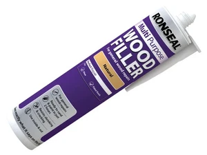 Ronseal Multipurpose Wood Filler Cartridge 310ml Natural,Light,Medium,Dark,White - Picture 1 of 9