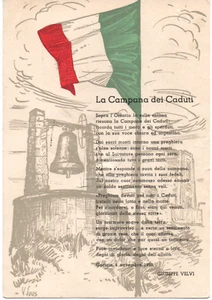 plt 46 - 1959 - OSLAVIA (Gorizia) La Campana dei Caduti - Ed. Lega Nazionale - Imagen 1 de 2