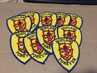 scotland forever sew on patch x10