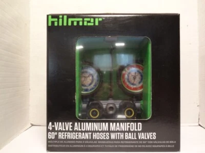 Colector de 4 válvulas con mangueras hilmor 1839122 22-134A-404A Foto 1 de 4