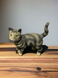 Vintage 1991  Cat Pet Figure Kitten Animal Collector Toy Decoration Paper Weight