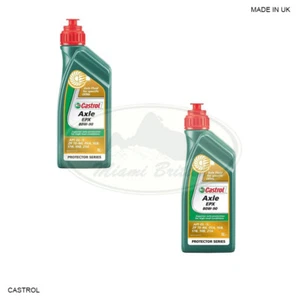 LAND ROVER DIFFERENTIAL GEAR OIL 80W90 1L x2 LR2 RANGE EVOQUE LR003156 CASTROL - Picture 1 of 1