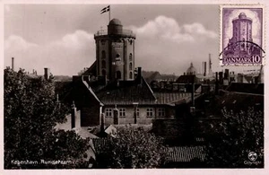 Denmark København Copenhagen Rundetaarn Vintage RPPC 08.82 - Picture 1 of 2