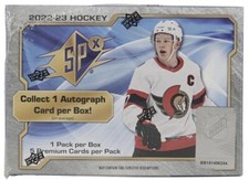2022-23 Upper Deck SPX Hockey factory Sealed Hobby Box