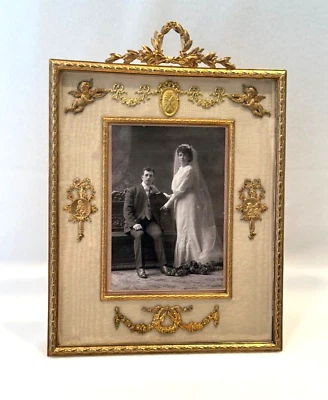 СКАЗОЧНЫЙ C1880 ФРАНЦУЗСКАЯ БРОНЗОВАЯ РАМА - Изображение 1 из 4