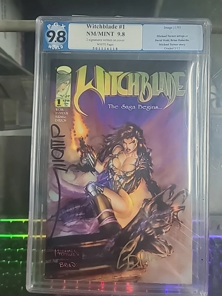 Witchblade #1 (PGX 9.8) 1995 Image Signed Wohl & Haberlin 501116118 Not CGC - Image 1 of 4