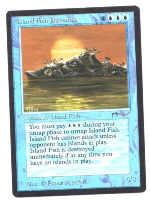 MTG: Magic Arabian Nights - Island Fish Jasconius - Image 1 of 2