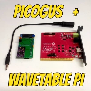 PicoGUS ISA Gravis UltraSound + Wavetable Pi MT32-PI General MIDI Roland MT-32 - Bild 1 von 6