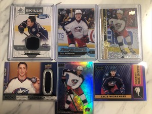 Zach Werenski Young Guns Lot 6 cards Arctic Freeze 2016-17 Upper Deck Jackets