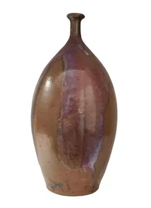 Signed Studio Pottery Weed Pot Ceramic Vessel Glazed - J. Alexander 11"x3" - Picture 1 of 3
