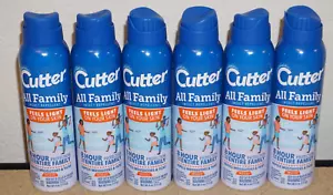 (6 Set) Cutter All Family Mosquitoes & Ticks Repellant Spray 4 oz - Picture 1 of 3